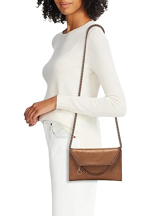 Falabella Metallic Wallet Crossbody Bag