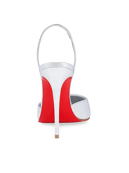 Kate Max 100MM Leather O Slingbacks