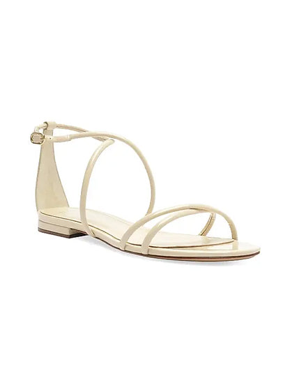 Lory Patent Leather Flat Sandals
