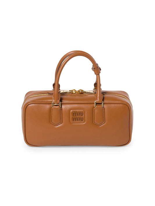 Arcadie Leather Top Handle Bag