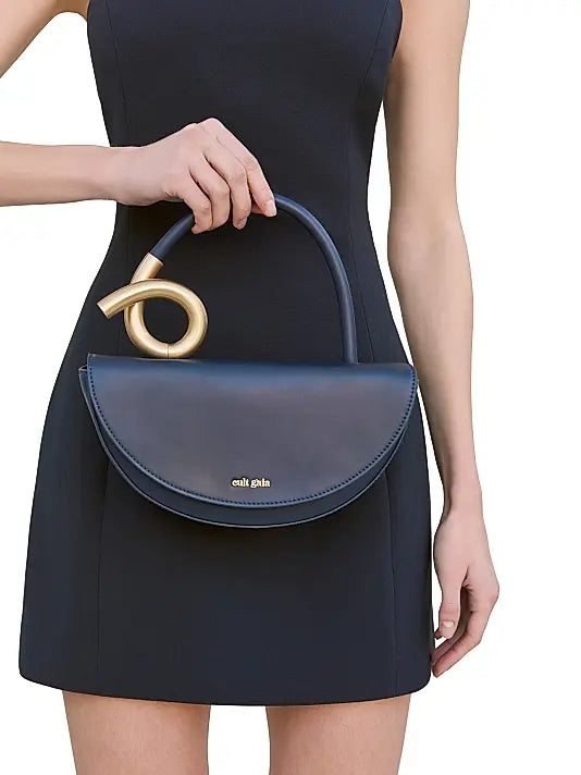 Azariah Leather Top Handle Bag