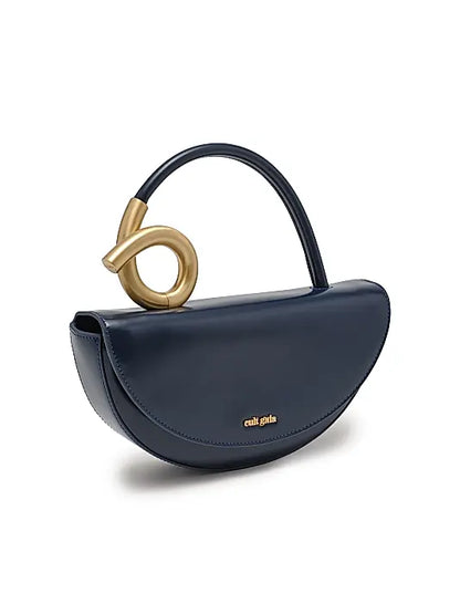 Azariah Leather Top Handle Bag