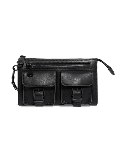 Saddle-Up Leather Wristlet Clutch