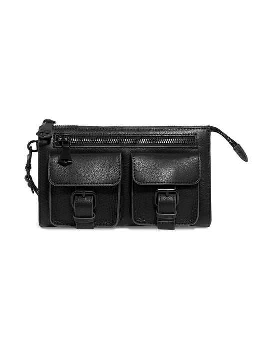 Saddle-Up Leather Wristlet Clutch