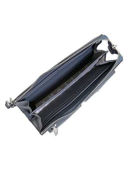 Saddle-Up Leather Wristlet Clutch