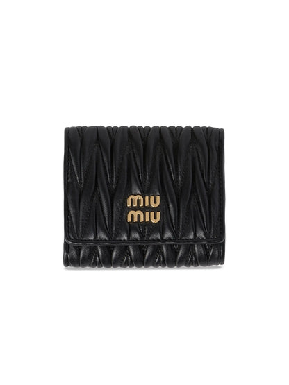 Small Matelasse Nappa Leather Wallet