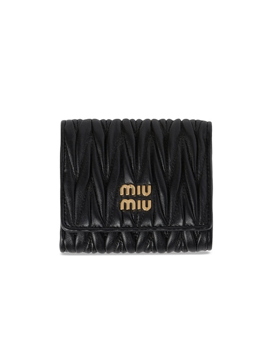 Small Matelasse Nappa Leather Wallet