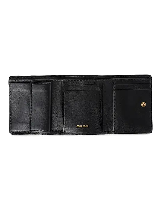 Small Matelasse Nappa Leather Wallet