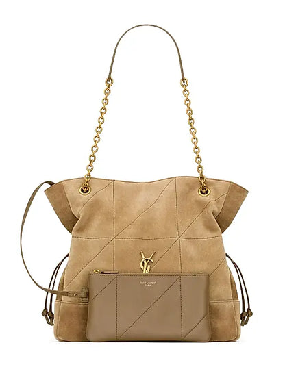 Small Jamie Shopping Bag in Suede