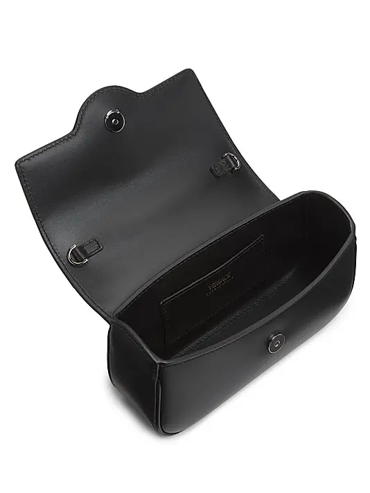 Mini Rockstud Top Handle Bag in Grainy Calfskin