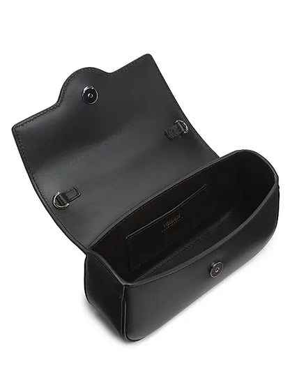 Mini Rockstud Top Handle Bag in Grainy Calfskin