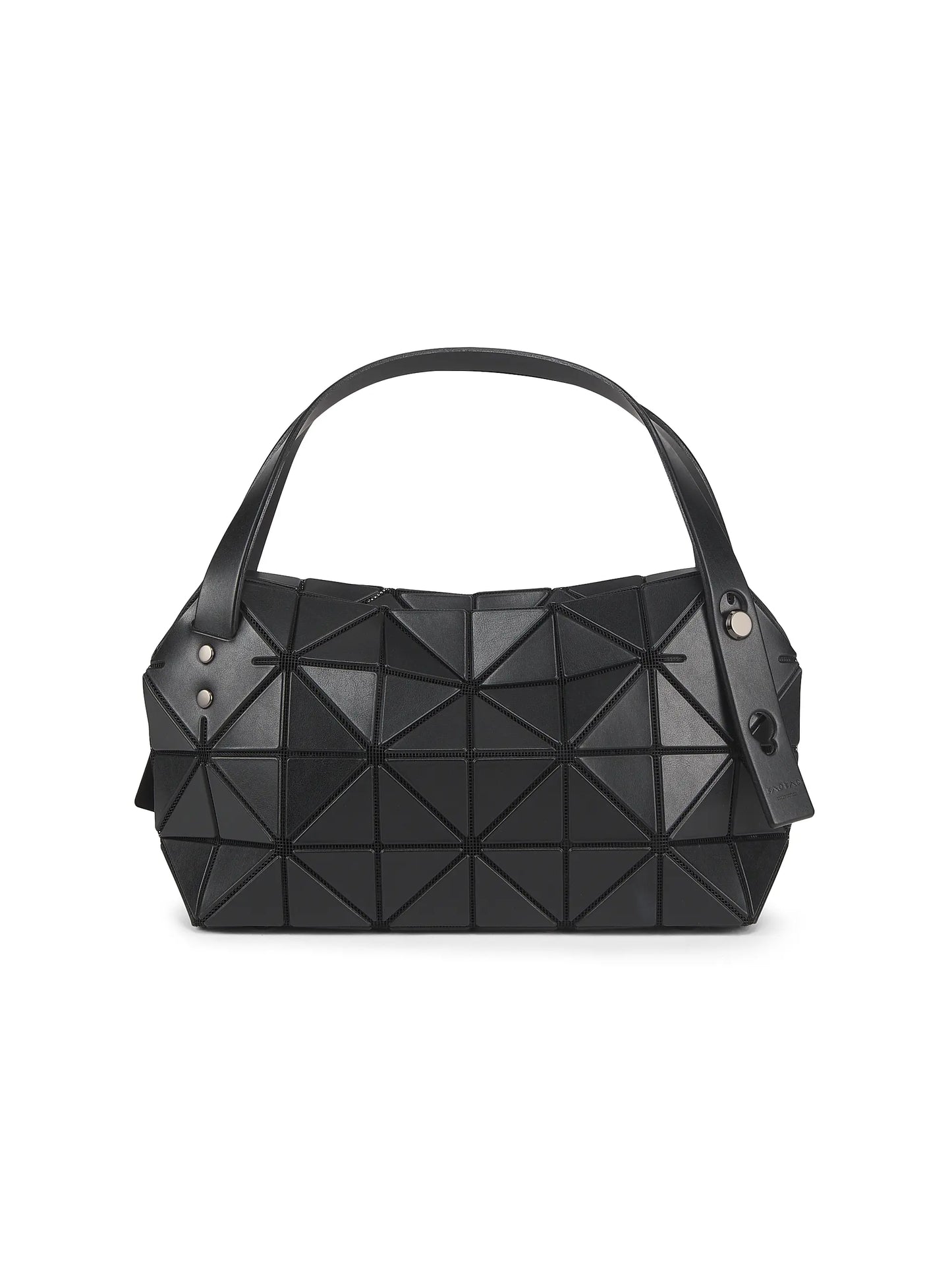 Small Boston Geometric Top Handle Bag