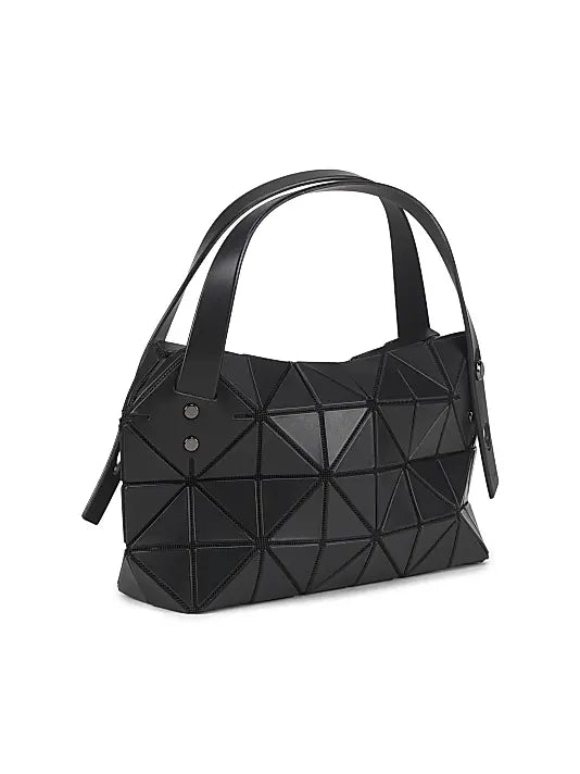 Small Boston Geometric Top Handle Bag