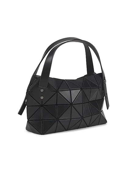 Small Boston Geometric Top Handle Bag