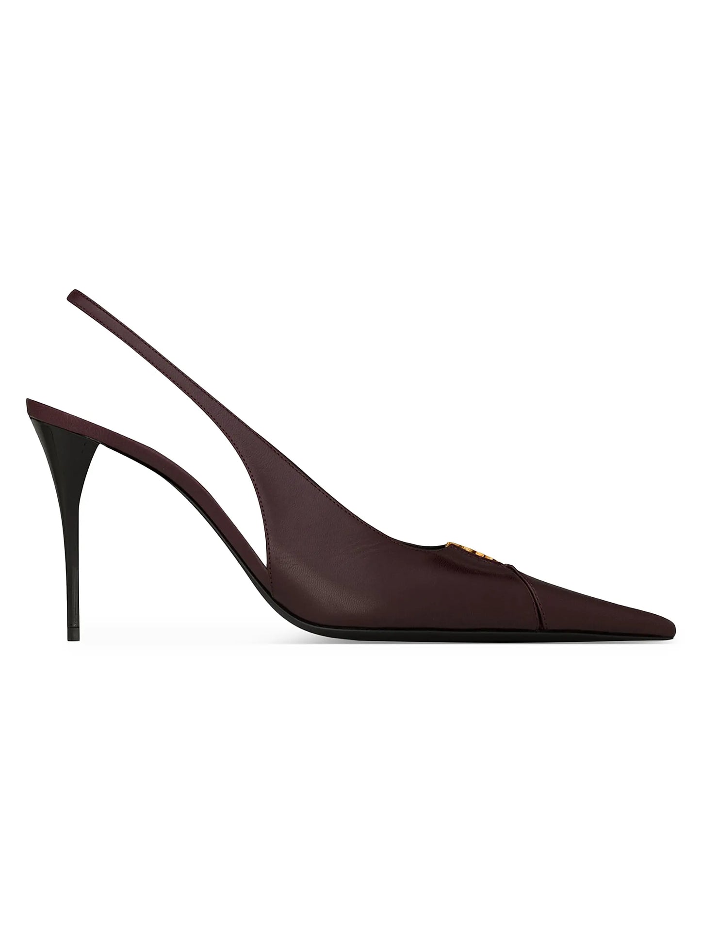 Babylone Breteuil Slingback Pumps in Smooth Leather
