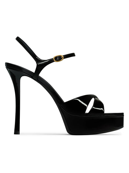 Debbie Platform Sandals in Patent Leather