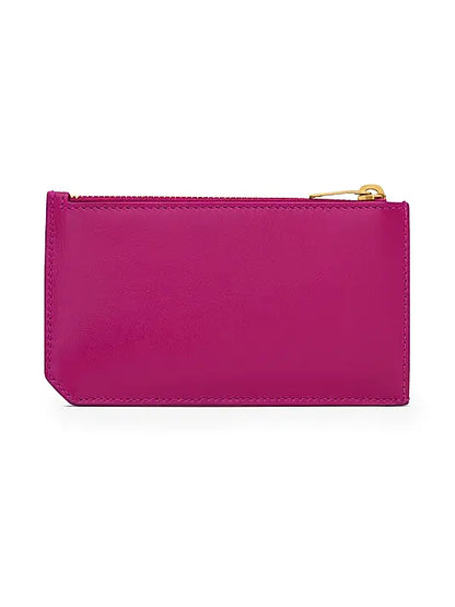 Paris Fragments Card Case in Shiny Leather