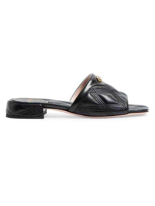 Quiltie 67 Quilted Nappa Leather 20MM Slide Sandals