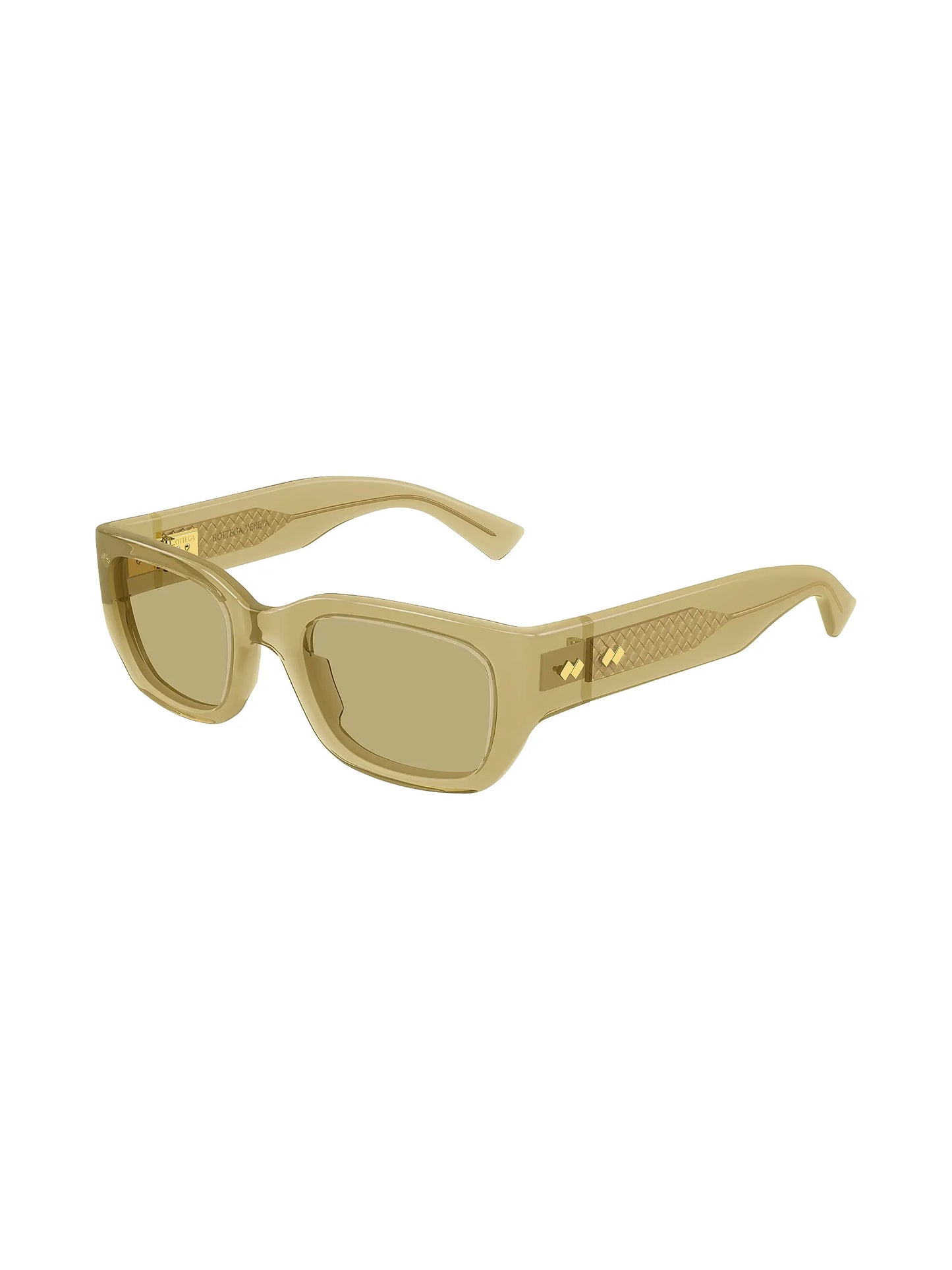 51MM Intrecciato Wirecore Square Sunglasses