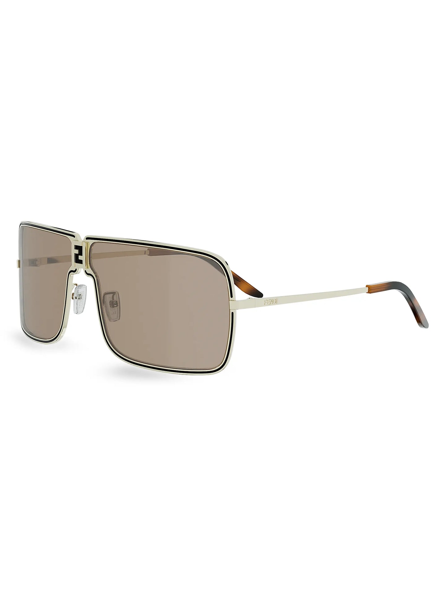 67MM Rectangular Sunglasses