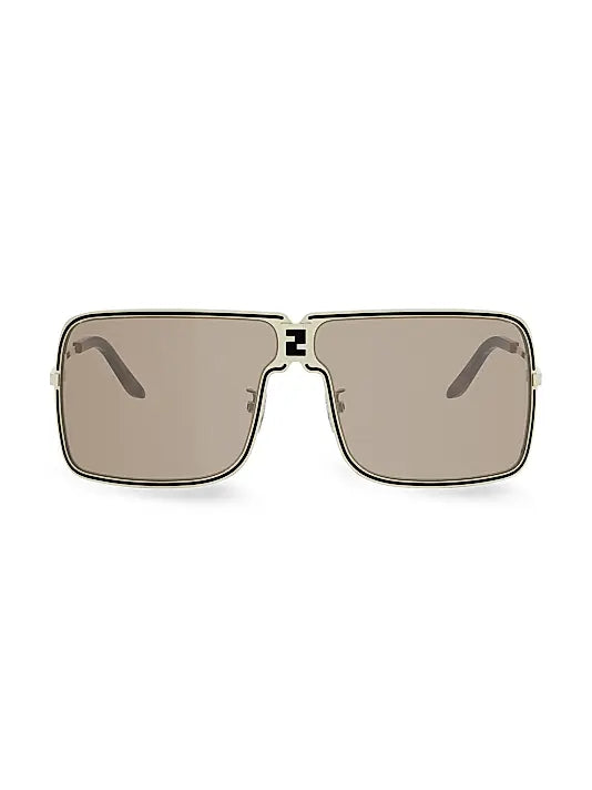 67MM Rectangular Sunglasses