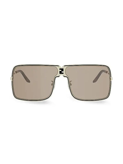 67MM Rectangular Sunglasses