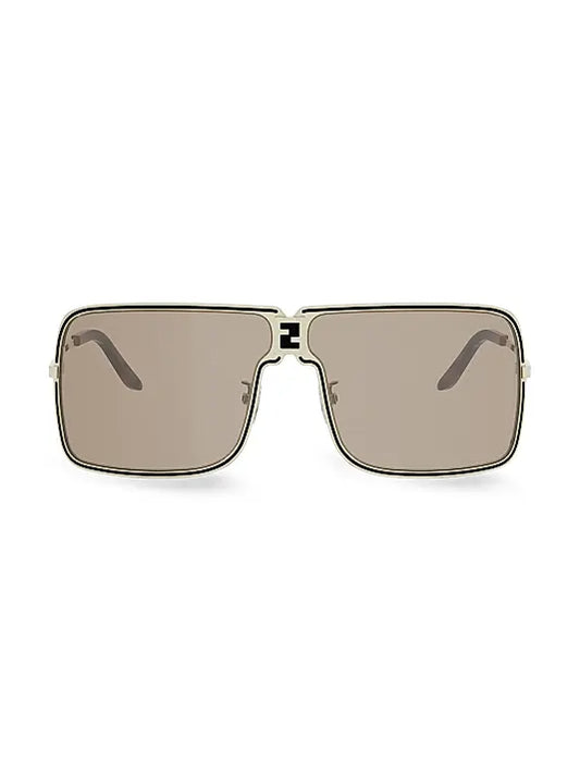 67MM Rectangular Sunglasses