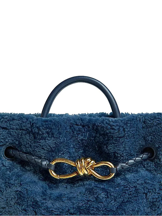 Medium Andiamo Dyed Shearling Top Handle Bag