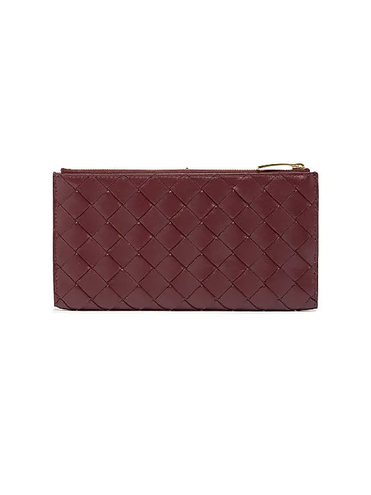 Intrecciato Leather Wallet