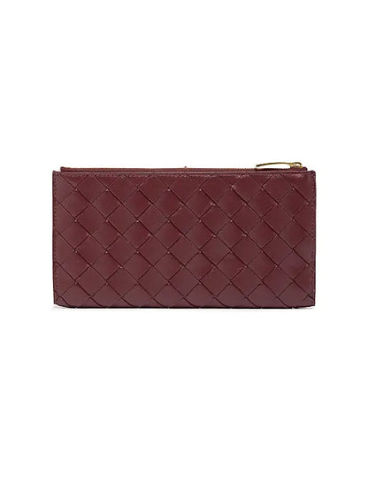 Intrecciato Leather Wallet