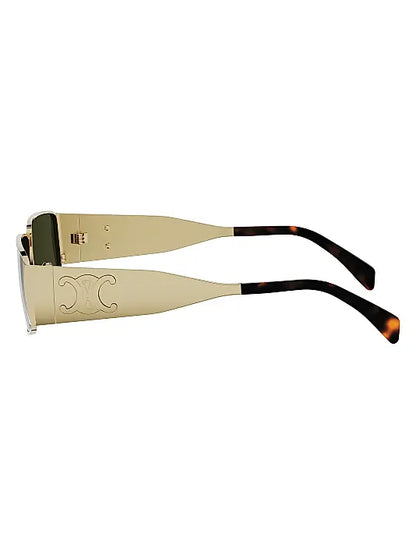 Metal Triomphe 59MM Rectangular Sunglasses