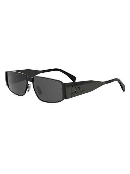 Metal Triomphe 59MM Rectangular Sunglasses