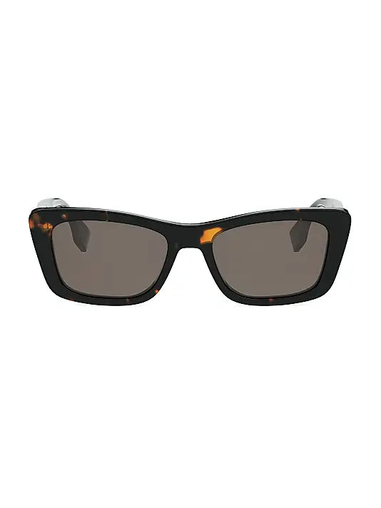 Lettering 53MM Geometric Sunglasses