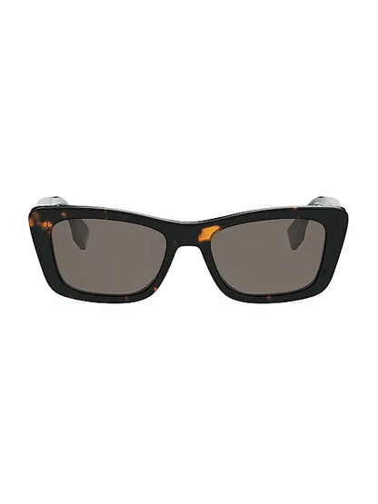 Lettering 53MM Geometric Sunglasses