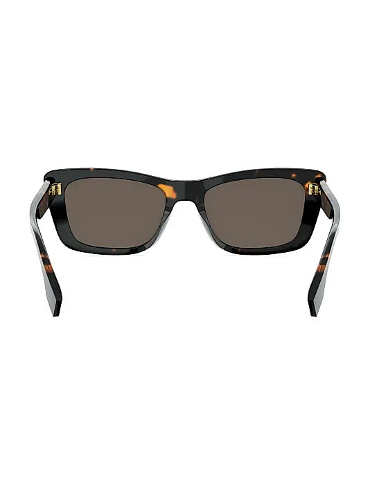Lettering 53MM Geometric Sunglasses
