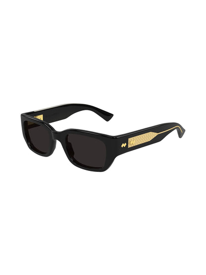 Intrecciato Wirecore 52MM Rectangular Sunglasses