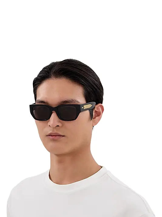 Intrecciato Wirecore 52MM Rectangular Sunglasses