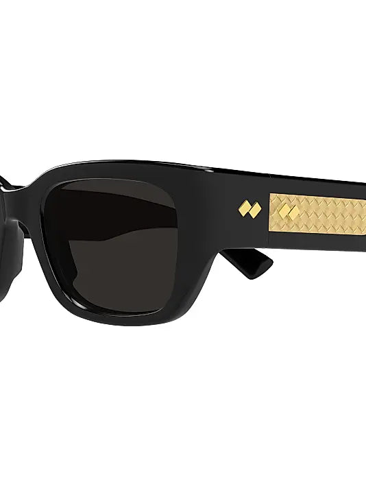 Intrecciato Wirecore 52MM Rectangular Sunglasses