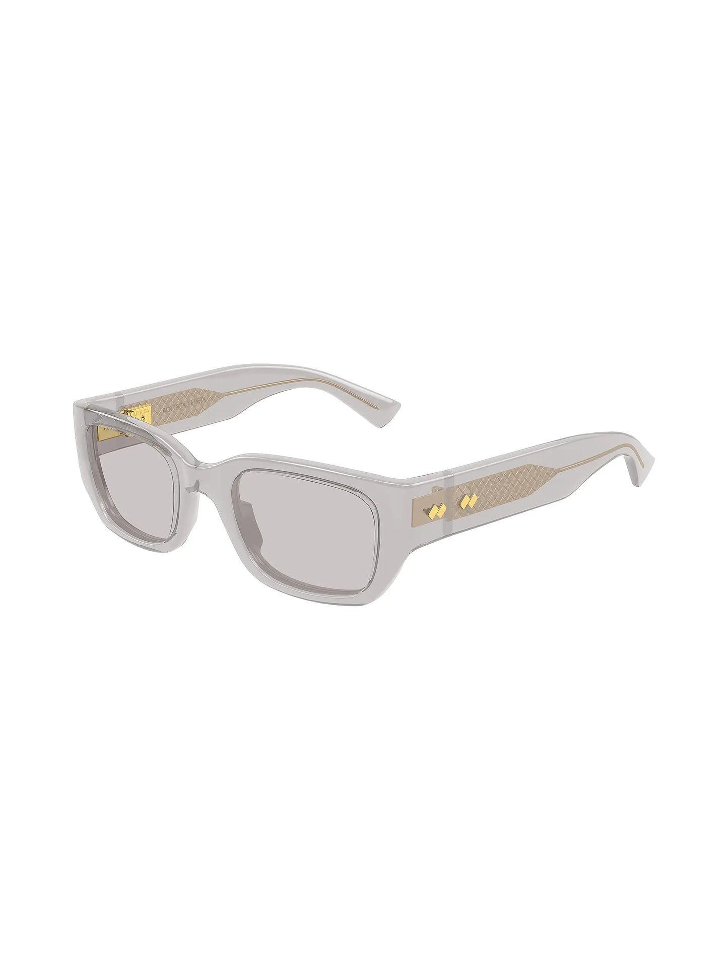 Intrecciato Wirecore 52MM Rectangular Sunglasses