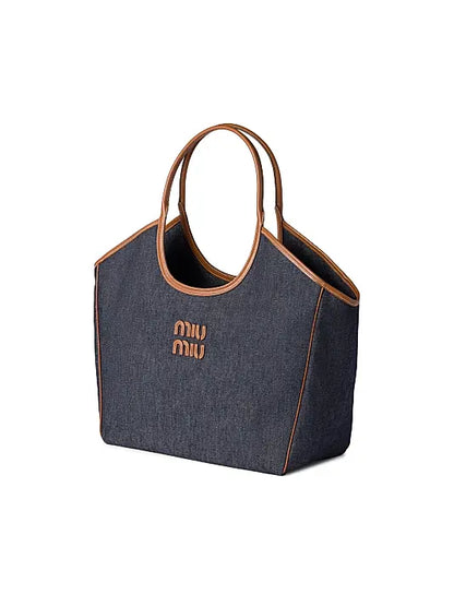 Ivy Denim Tote Bag