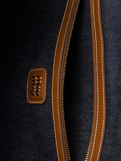 Ivy Denim Tote Bag