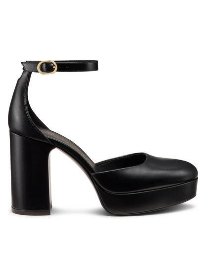 Dayna 90MM Leather Platform Pumps