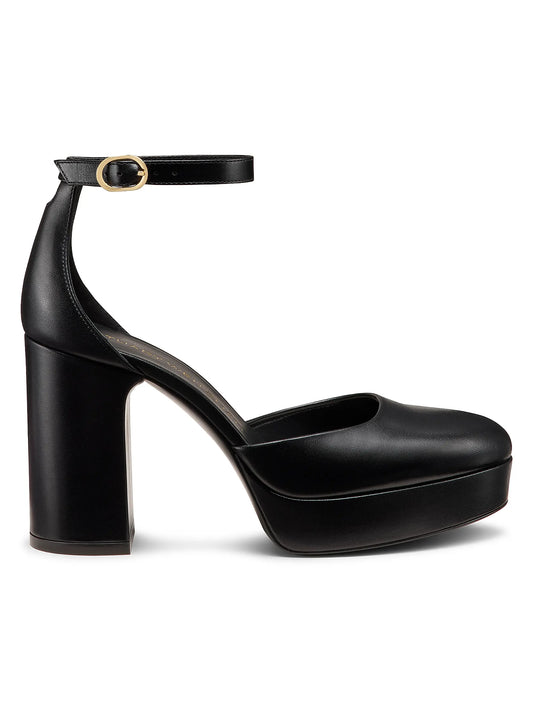 Dayna 90MM Leather Platform Pumps
