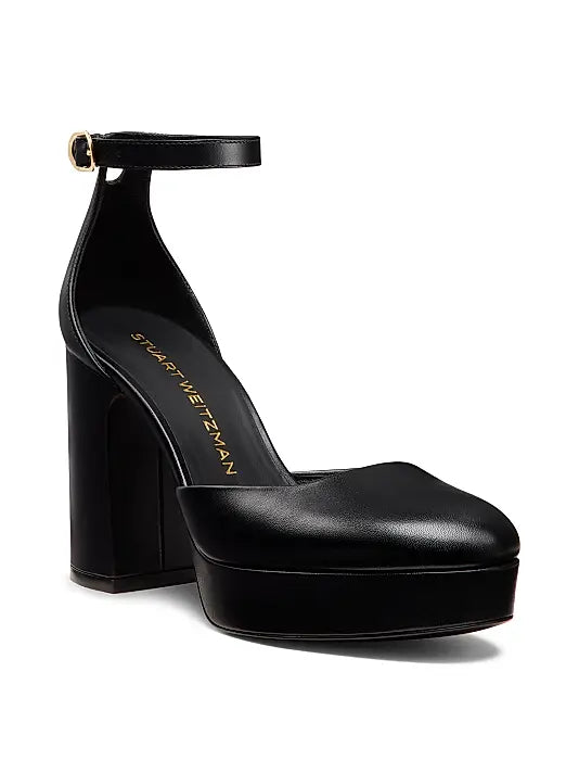 Dayna 90MM Leather Platform Pumps