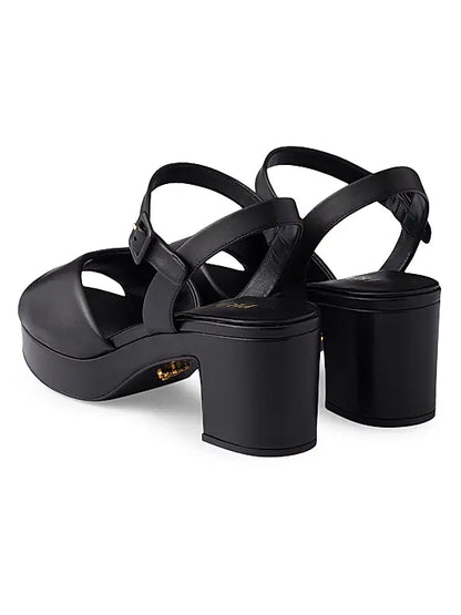 Padded Nappa Leather Sandals