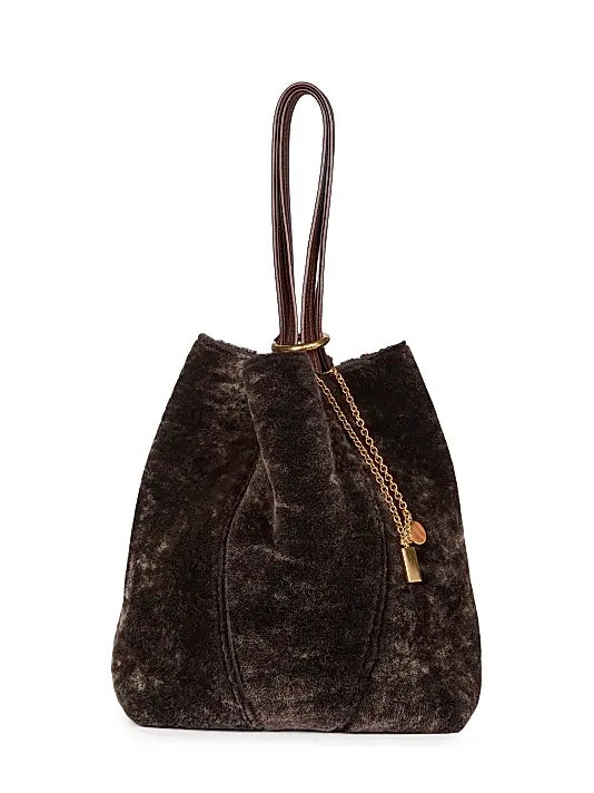 Spin Shearling Tote Bag