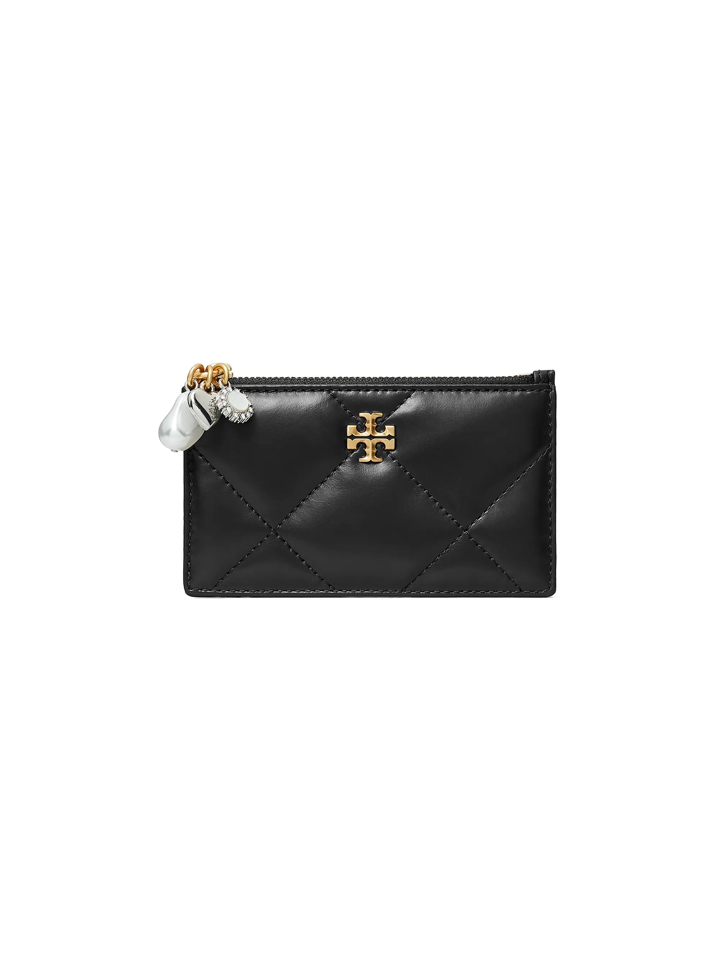 Kira Diamond Quilted Charm Card Case
