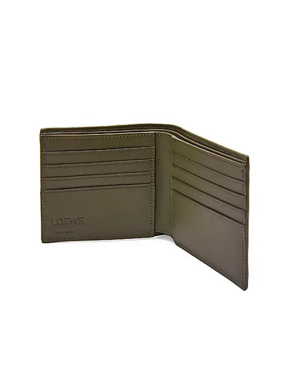 Chevron Leather Bifold Wallet