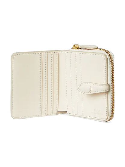 Small Holiday Bear Leather Wallet