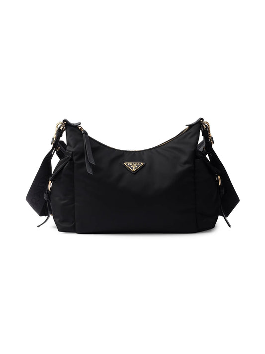 Prada Re-Nylon and Leather Shoulder Bag